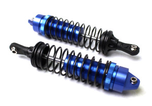 Racers Edge - Slash 2/4WD Aluminum Rear Shock (pr) - Blue - 1850BL