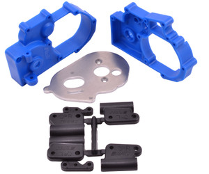 RPM RC Products - HYBRID GEARBOX HOUSING & REAR MOUNTS (BLUE) - TRAXXAS 2WD - 73615 RPM RC Products - HYBRID GEARBOX HOUSING & REAR MOUNTS (BLUE) - TRAXXAS 2WD - 73615