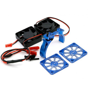 Power Hobby - 1/8 Aluminum Heatsink 40mm Dual High Speed Cooling Fans - PH1293BL Power Hobby - 1/8 Aluminum Heatsink 40mm Dual High Speed Cooling Fans - PH1293BL