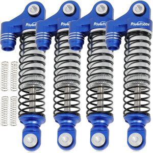 Power Hobby - Aluminum 51mm Long Travel Shocks, Blue, for Traxxas - TRX597BLUE