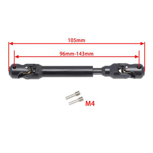Power Hobby - Universal Spline Drive Shaft CVD 96-143mm (1) TRX-4 Wraith - 5214