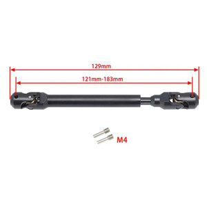Power Hobby - Universal Spline Drive Shaft CVD 121-183mm (1) Wraith SCX10 - 5216