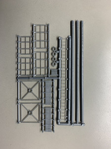 Pike Stuff - HO Grain Elevator Catwalk Ladder etc - 6280408