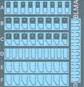BLMA Models RR - Z FREIGHT CAR STIRRUPS - 8400