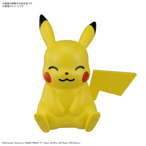 Bandai - Gundam Models - 16 Pikachu(Sitting Pose)Pokemon QuickKit - 2704421