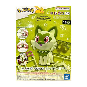 Bandai - Gundam Models - 18 Sprigatito Pokemon Quick Kit - 2730079