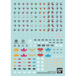 Bandai - Gundam Models - 02 Water Decal Multiuse 30MS - 2661382