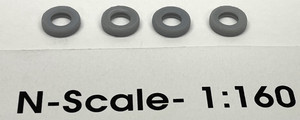 Phoenix Precision Model - N Individual Tires 4pc - 30541
