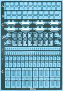 BLMA Models RR - Z DIESEL LOCOMOTIVE DETAIL SET - 8500