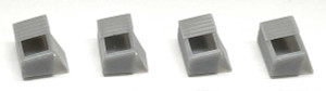 Phoenix Precision Model - N Open Dumpsters, Undecorated 4pc - 30516