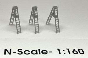 Phoenix Precision Model - N A-Frame Ladders,Undecorated 3pc - 30511
