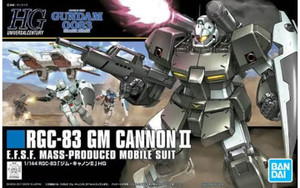 Bandai - Gundam Models - 125 GM Cannon II Gundam 0083 HGUC - 2135390