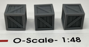 Phoenix Precision Model - O 3' Single Cube Crate Undecorated 3pc - 33539