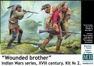 Master Box Limited - Wounded Brother Indian Wars 1:35 - 35210