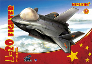 Meng Models - Toon Kit J-20 Fighter - MP005
