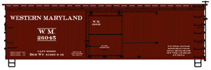Accurail - HO 36' Double Sheath Wood Boxcar WM - 1717