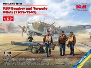 ICM Models - RAF Bomber and Torpedo Pilots 1:48 - 48090