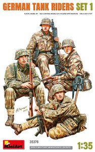 Mini Art Models - German Tank Riders Set 1 1:35 - 35376