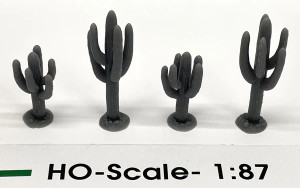 Phoenix Precision Model - HO Cacti: Saguaro Assortmnt #2 Undec 4pc - 31568
