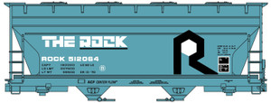 Accurail - HO ACF 2-Bay Covered Hopper RI - 2212