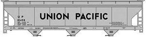 Accurail - HO 3-Bay ACF Covered Hopper UP - 81661