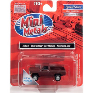 Classic Metal Works - HO '75 Chevy Pickup Red - 30658 Classic Metal Works - HO '75 Chevy Pickup Red - 30658
