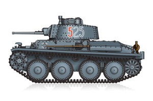 Hobby Boss Models - German Pz.Kpfw. 38t Ausf.E/F 1:72 - 82956