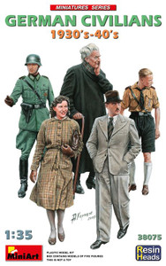 Mini Art Models - German Civilians & Soldiers 1:35 - 38075