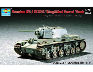 Trumpeter Models - RUSSIAN KV-1 TANK 1942 1:72 - 7234