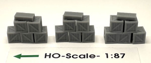 Phoenix Precision Model - HO Crate Stacks-Type 2 Only,Undec 3pc - 31537