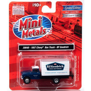 Classic Metal Works - HO '57 Chevy Box Truck BF Goodrich - 30648 Classic Metal Works - HO '57 Chevy Box Truck BF Goodrich - 30648