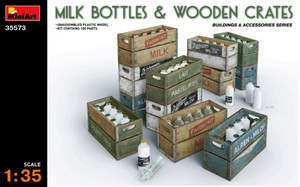 Mini Art Models - Milk Bottles & Wood Crates 1:35 - 35573