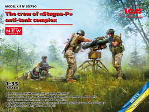 ICM Models - Ukraine AFU Soldiers w/missle sys 1:35 - 35750