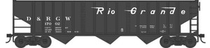 Bowser - Ho 70t 14 Panel Hopper D&RGW 17023 - 43460