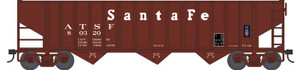 Bowser - Ho 70t 14 Panel Hopper ATSF 80334 - 43487