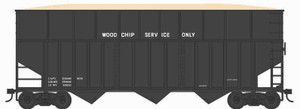 Bowser - Ho 70t RS Wood Chip Hopper Black Data - 43434