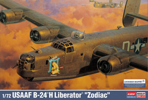 Academy Models - B-24H Liberator Zodiac USAAF 1:72 - 12584