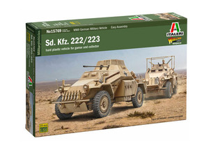 Italeri Model Kits - Sd.Kfz. 222/223 1:56 - 15769