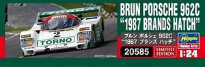 Hasegawa Models - Brun Porsche 962C 1987 Brands Hatch 1:24 - 20585