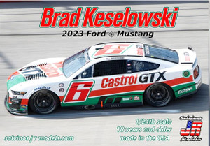 Salvino JR Models - 23 Ford Mustang Keselowski #6 1:24 - 42233