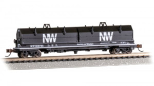 Bachmann - N 55' Steel Coil Car w/load N&W #169796 - 71454