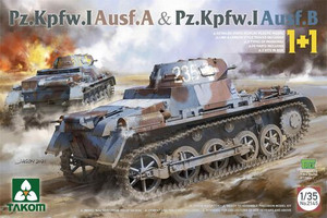 Takom Models - PzKpfw I Ausf.A & B Tanks 2kits 1:35 - 2145