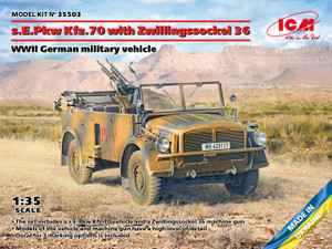 ICM Models - German sEPkw Kfz70 w/Zwillingssock 1:35 - 35503