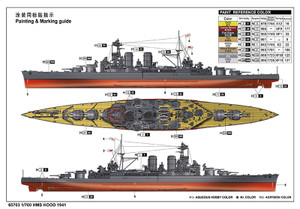 I Love Kits - HMS Hood 1941 Top Grade 1:700 - 65703