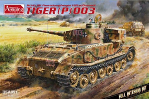 Amusing Hobby Kits - Tiger P 003 sd.kfz 181 1:35 - 35A051 Amusing Hobby Kits - Tiger P 003 sd.kfz 181 1:35 - 35A051