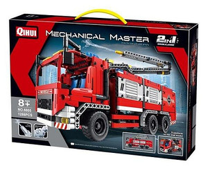 MMT - Mechaincal Master Tech - Tech Bricks R/C Fire Truck Kit - 6805