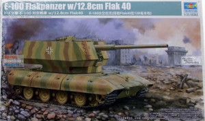 Trumpeter Models - E-100 Flakpanzer w/12.8cm Flak 40 1:35 - 9585