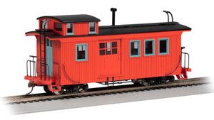 Bachmann - ON30 Wood Side Door Caboose undec RED - 26703