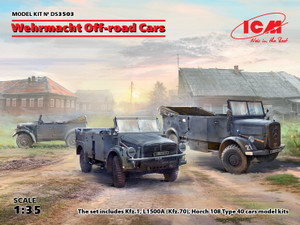 ICM Models - Wehrmacht Off-Road Cars 1:35 - DS3503