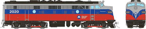 Rapido Trains - Ho EMD FL9 Diesel Metro No 2020 W/dc - 14071